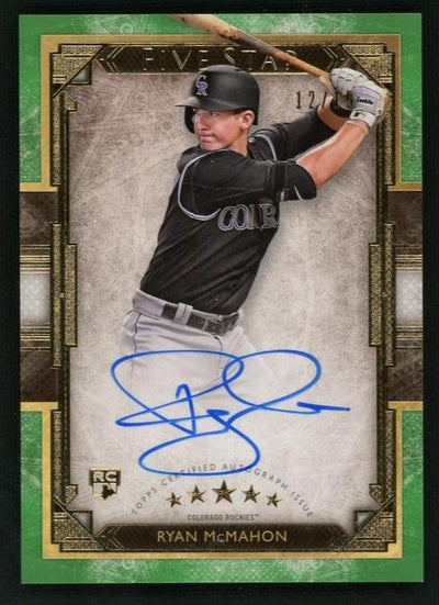 2018 Topps Five Star Ryan McMahon RC Auto #FSA-RM