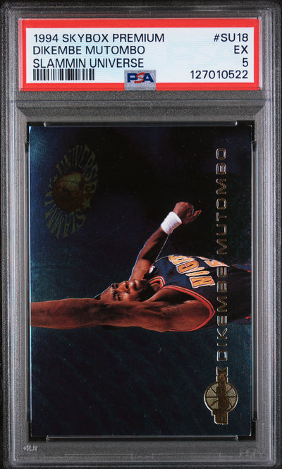 1994 Skybox Premium Slammin' Universe Dikembe Mutombo #SU18 PSA 5