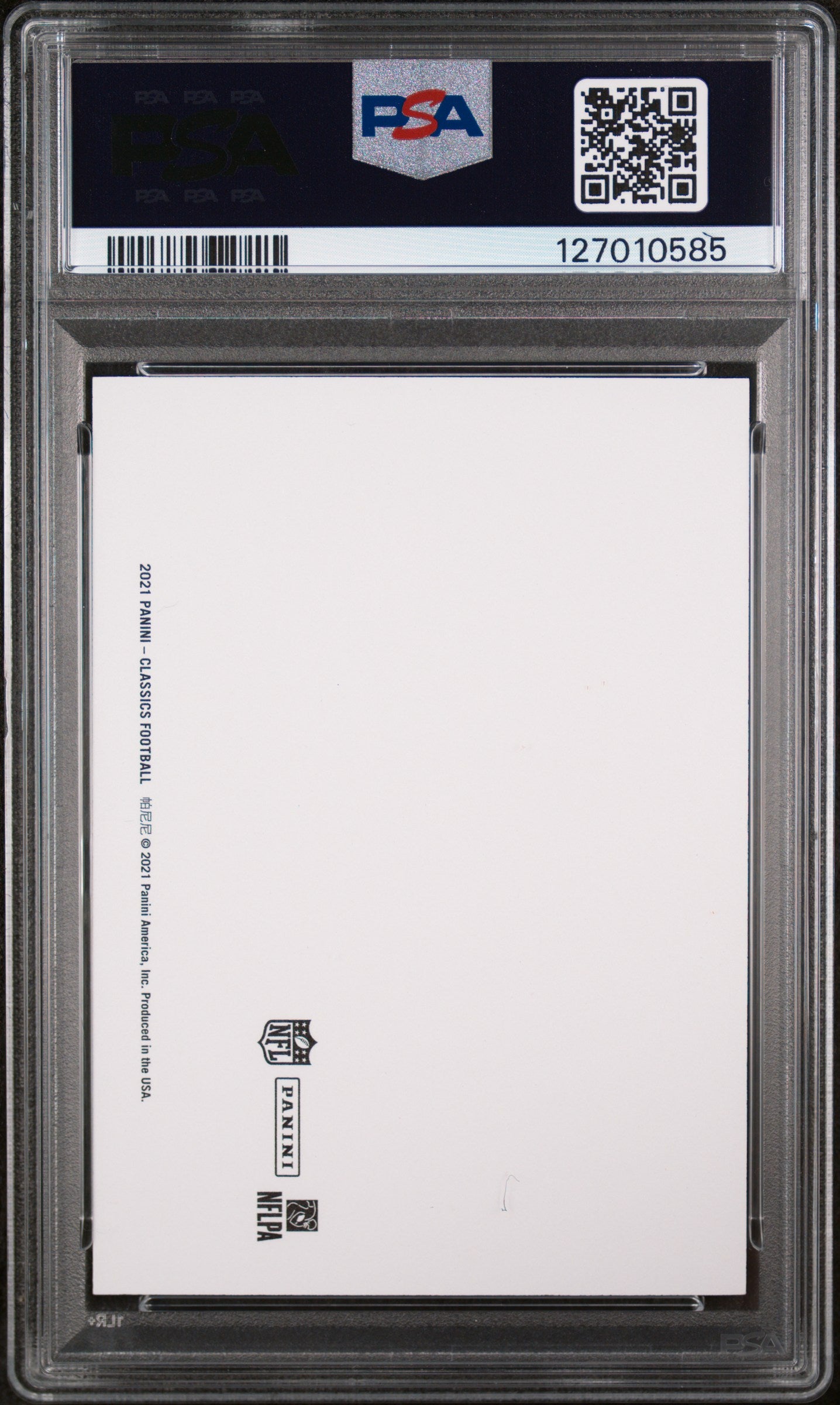 2021 Panini Classics Blank Back Ceedee Lamb /25 PSA 10