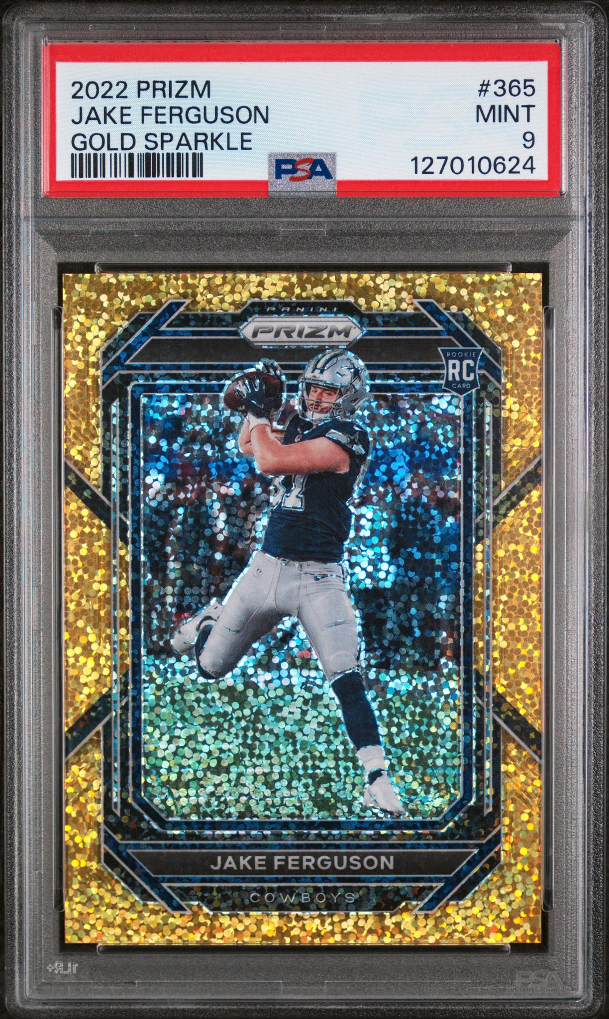 2022 Panini Prizm Gold Sparkle Jason Ferguson #365 PSA 9