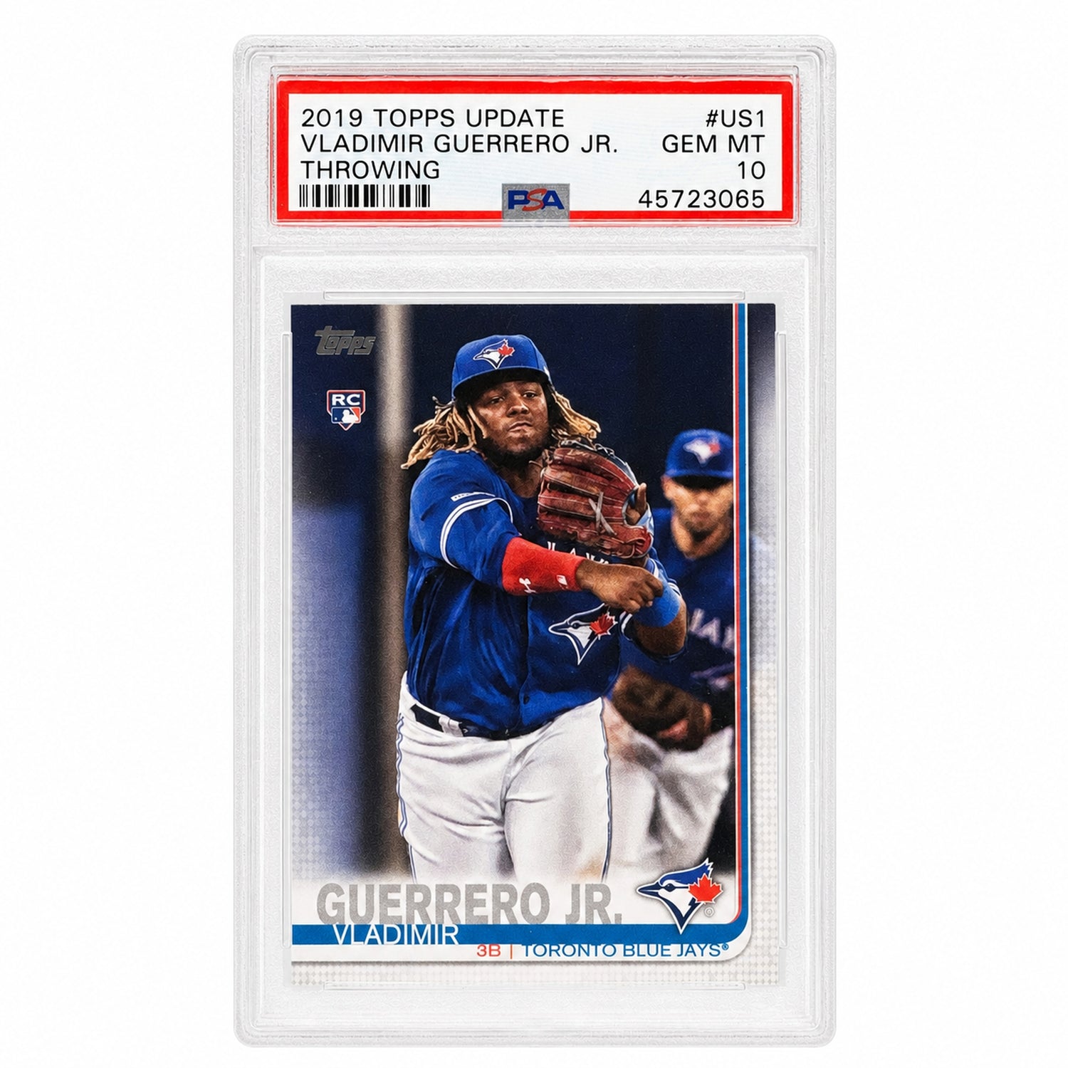 2019 Topps Update Throwing Vladimir Guerrero Jr. #US1 PSA 10