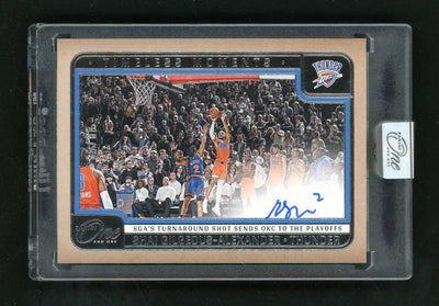 2024-25 Panini One and One Shai Gilgeous-Alexander Highlights Auto #TMA-SGA