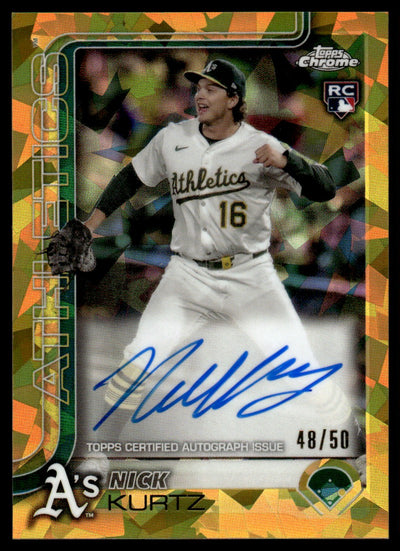 2025 Topps Chrome Nick Kurtz RC Auto #RA-KU /50