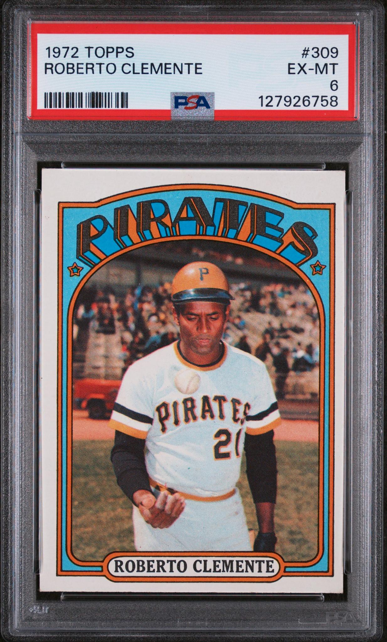 1972 Topps Roberto Clemente #309 PSA 6