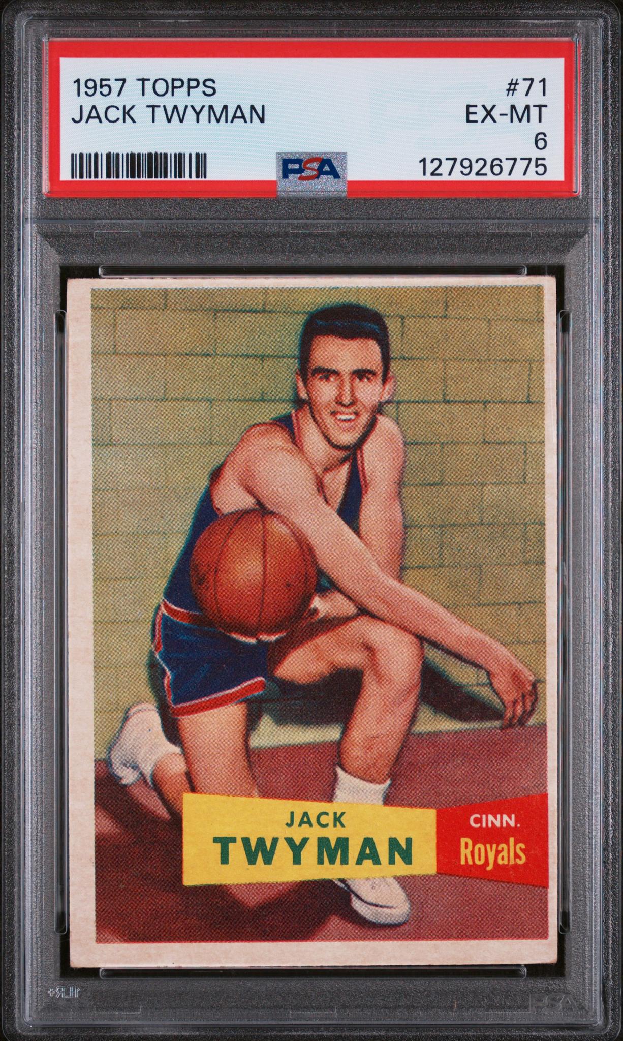 1957 Topps Jack Twyman Dp #71 PSA 6