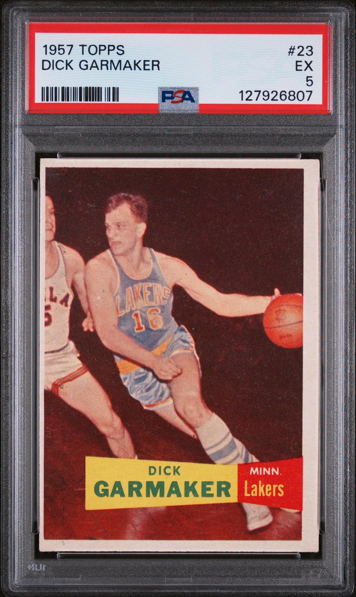 1957 Topps Dick Garmaker #23 PSA 5