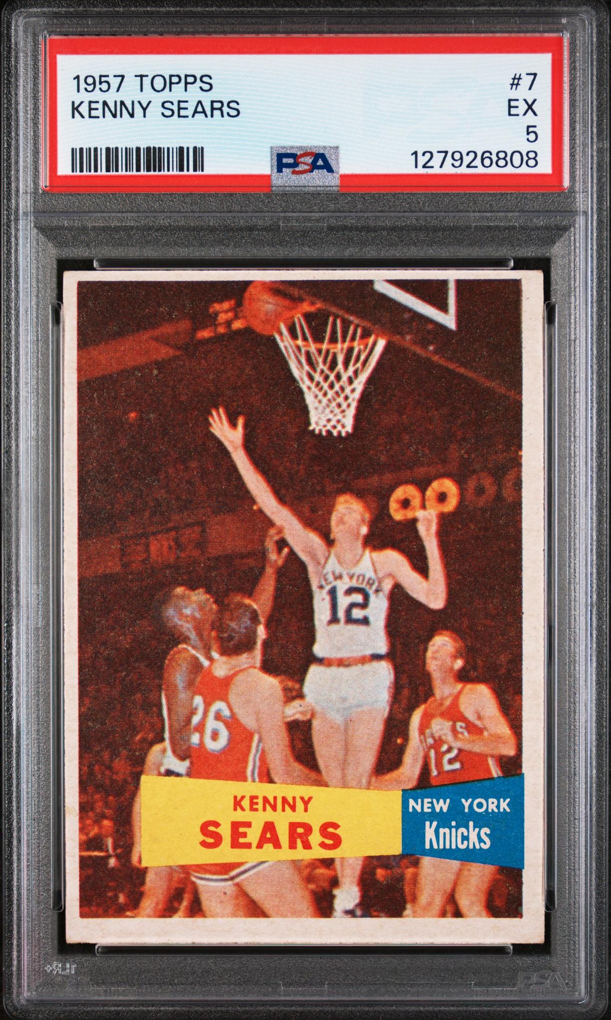 1957 Topps Kenny Sears #7 PSA 5