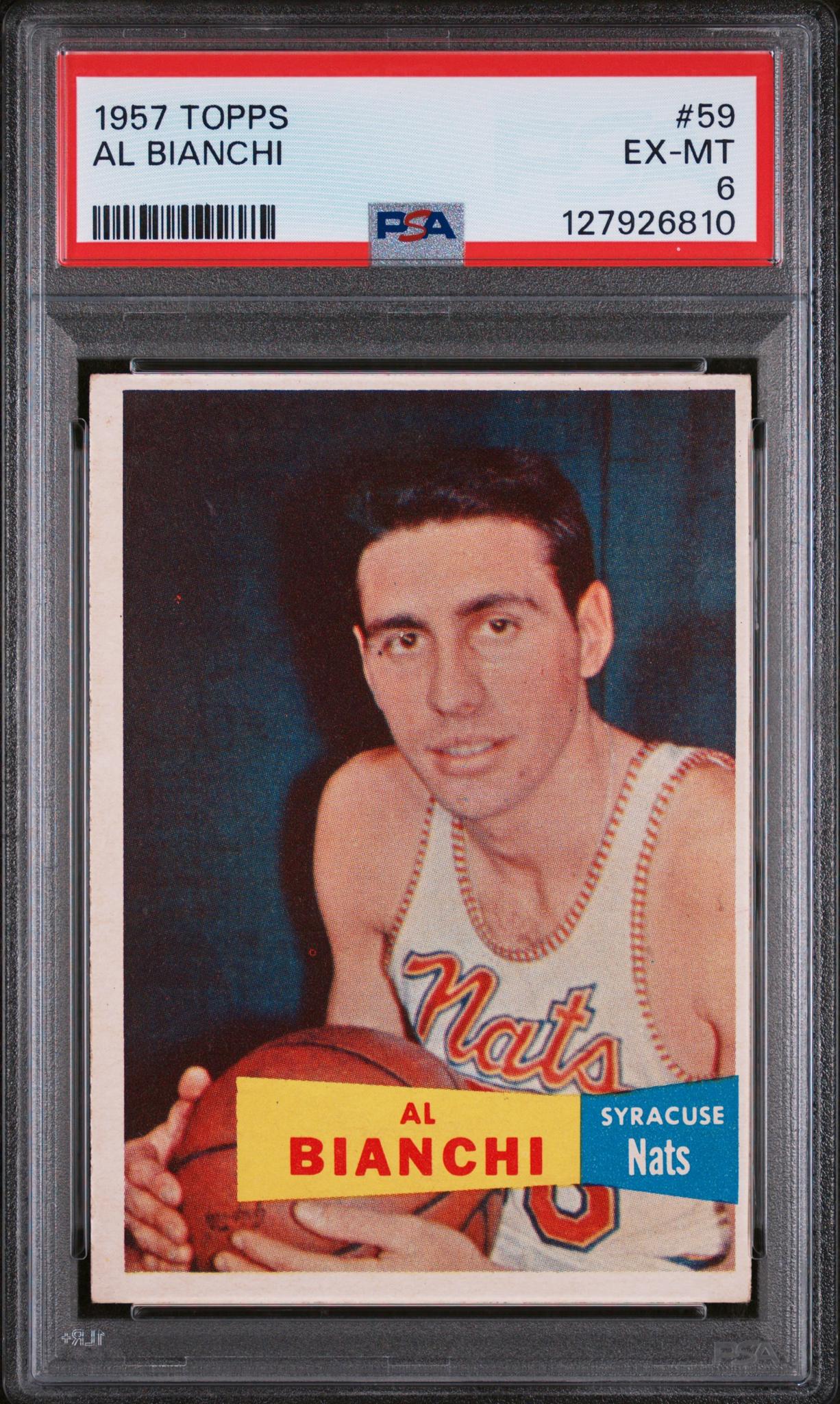 1957 Topps Al Bianchi #59 PSA 6