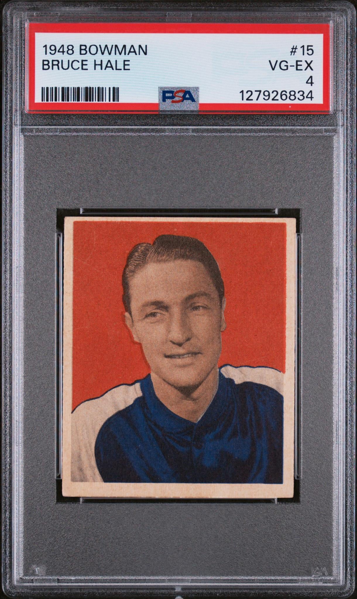 1948 Bowman Bruce Hale #15 PSA 4 127926834