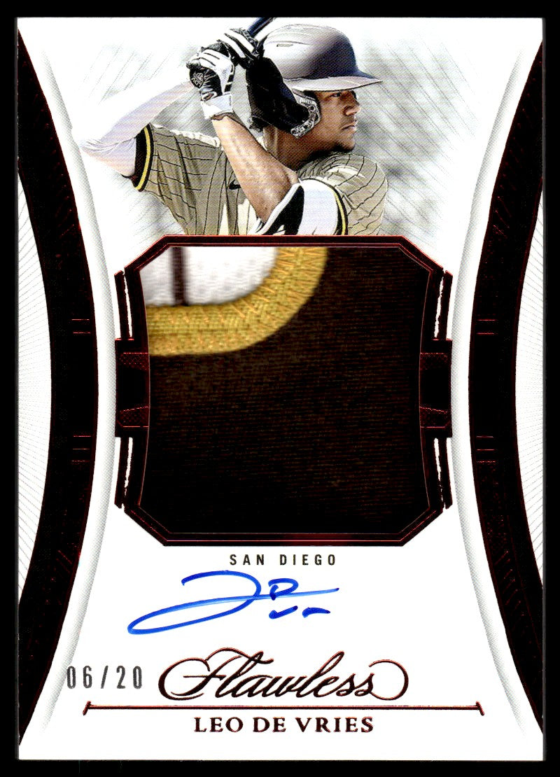 2025 Flawless Leo De Vries Patch Auto /20