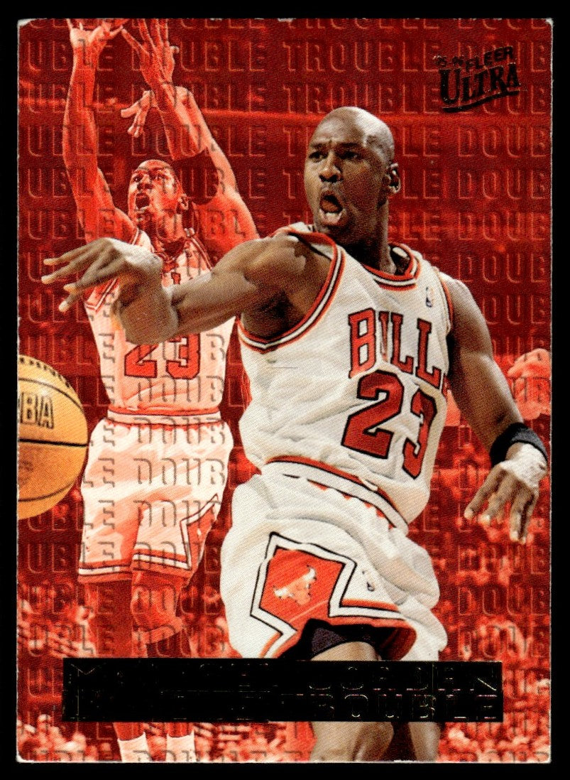 1995 Ultra Michael Jordan #3 Double Trouble
