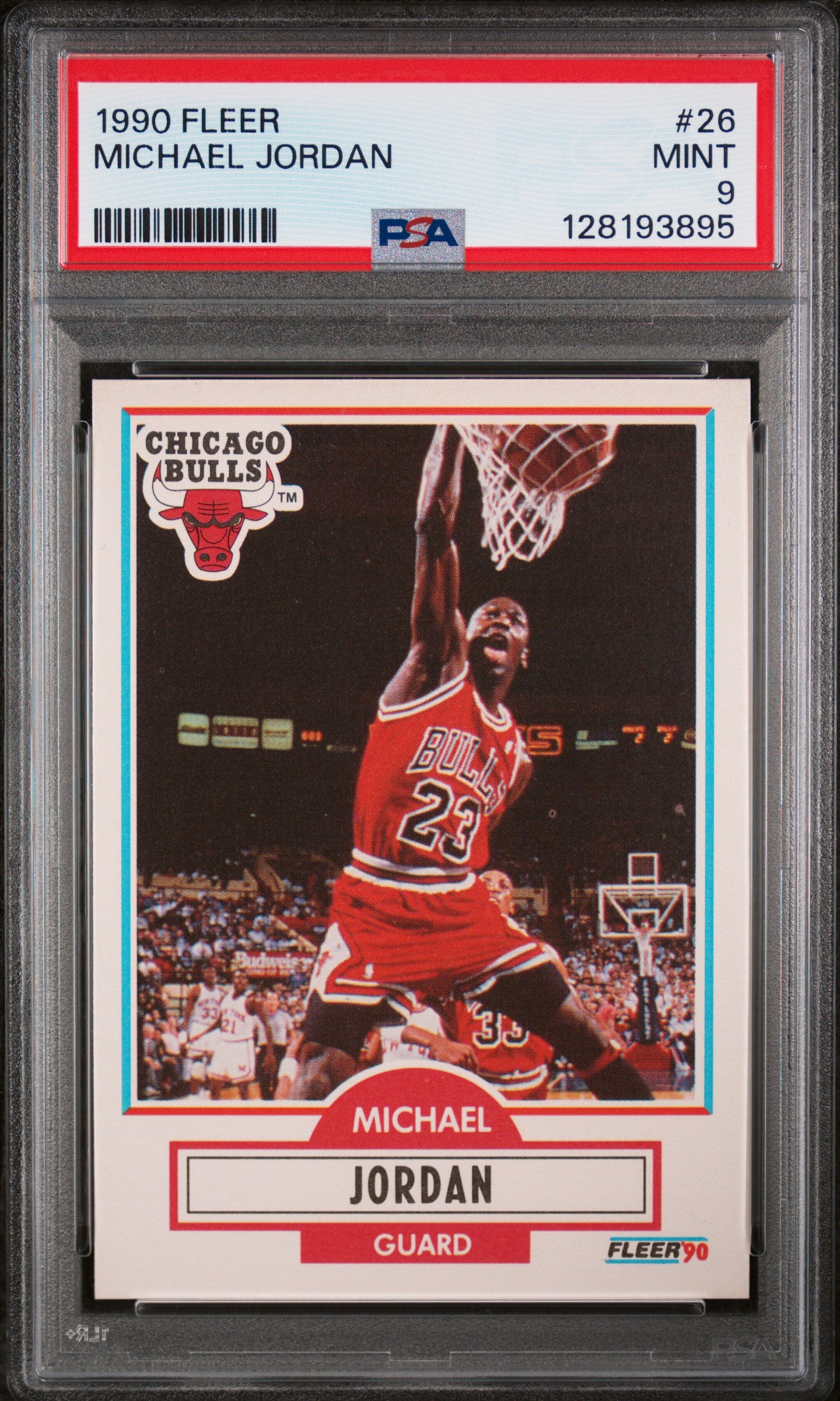 1990 Fleer Michael Jordan #26 PSA 9