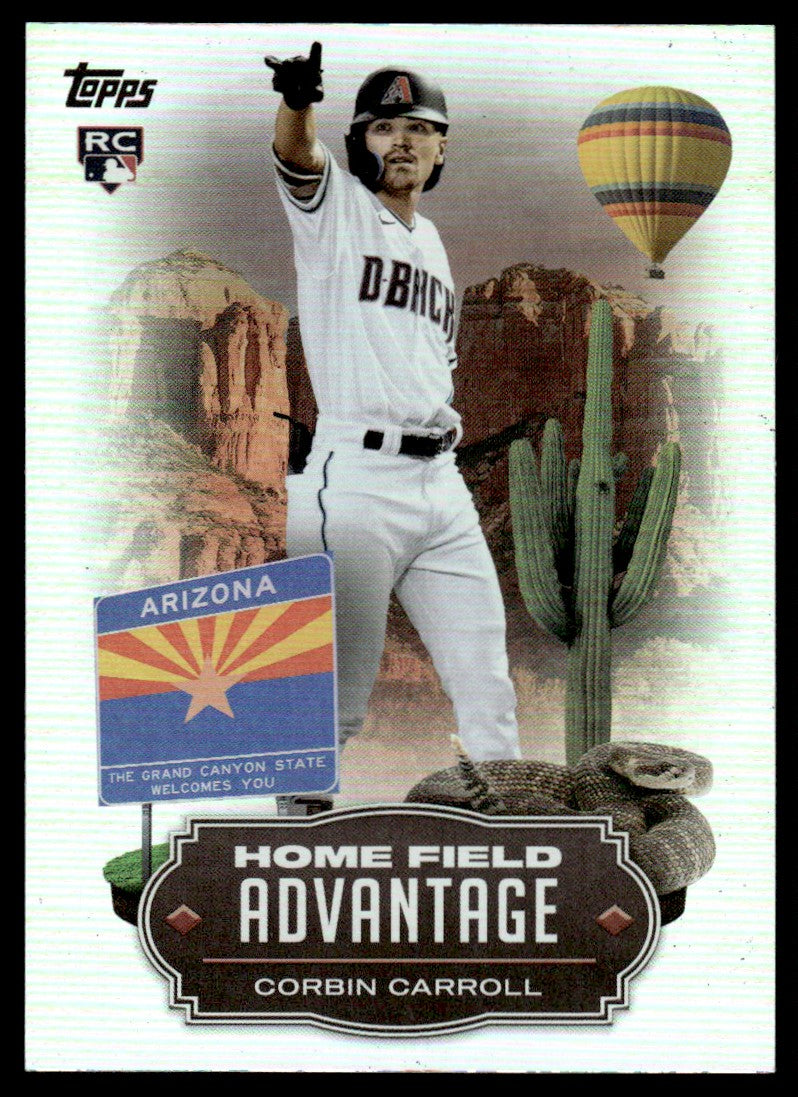 2023 Topps HA-15 Corbin Carroll Home Field Advantage Rookie Arizona Diamondbacks