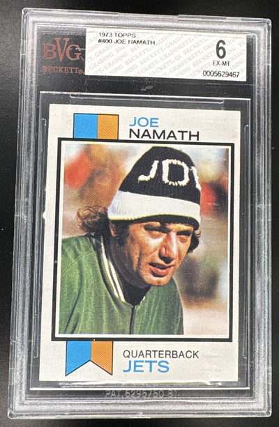 1973 Topps Joe Namath #400 BGS 6