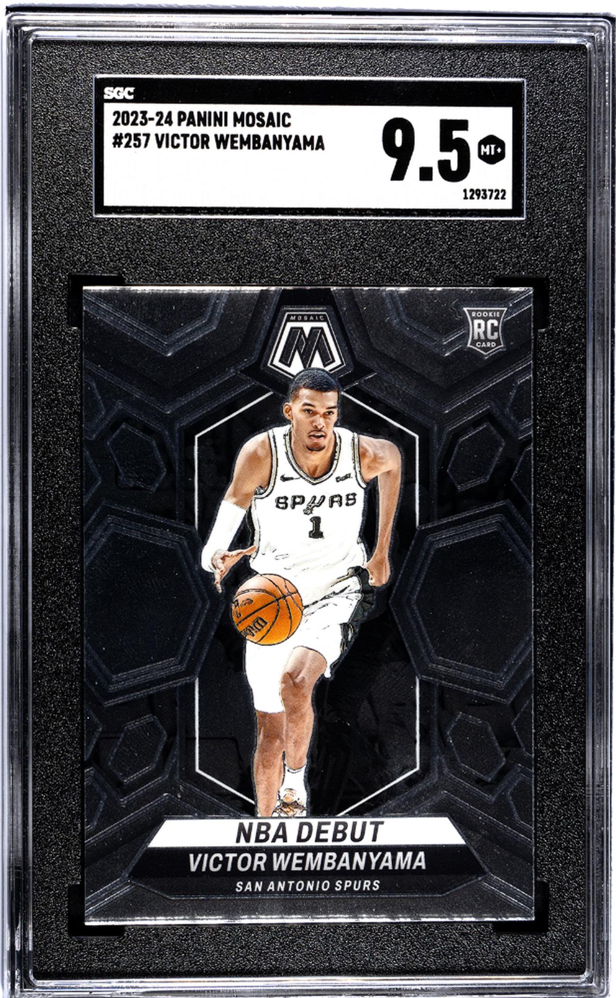2023-24 Panini Mosaic #257 Victor Wembanyama SGC 9.5