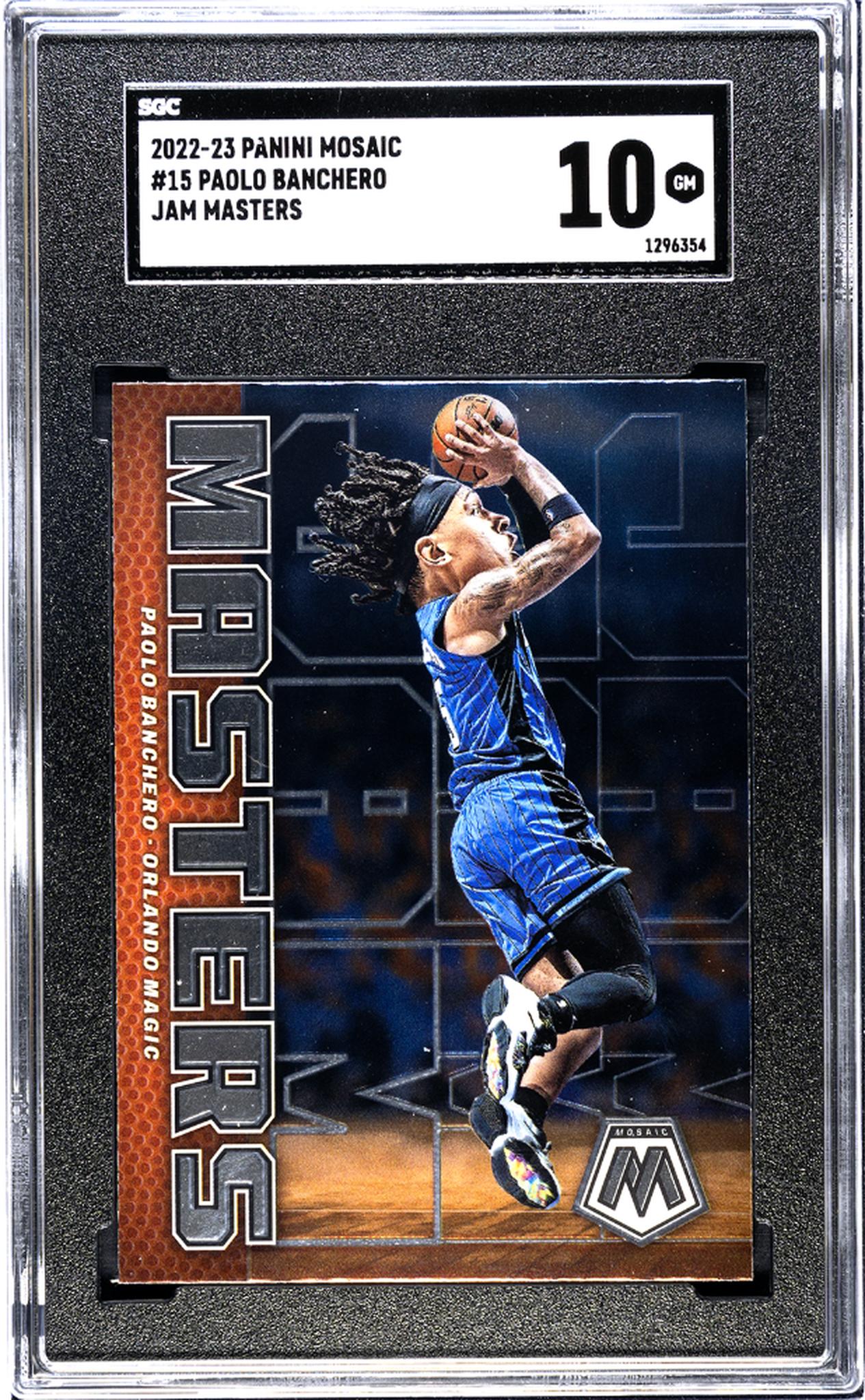 2022-23 Panini Mosaic #15 Paolo Banchero Jam Masters SGC 10