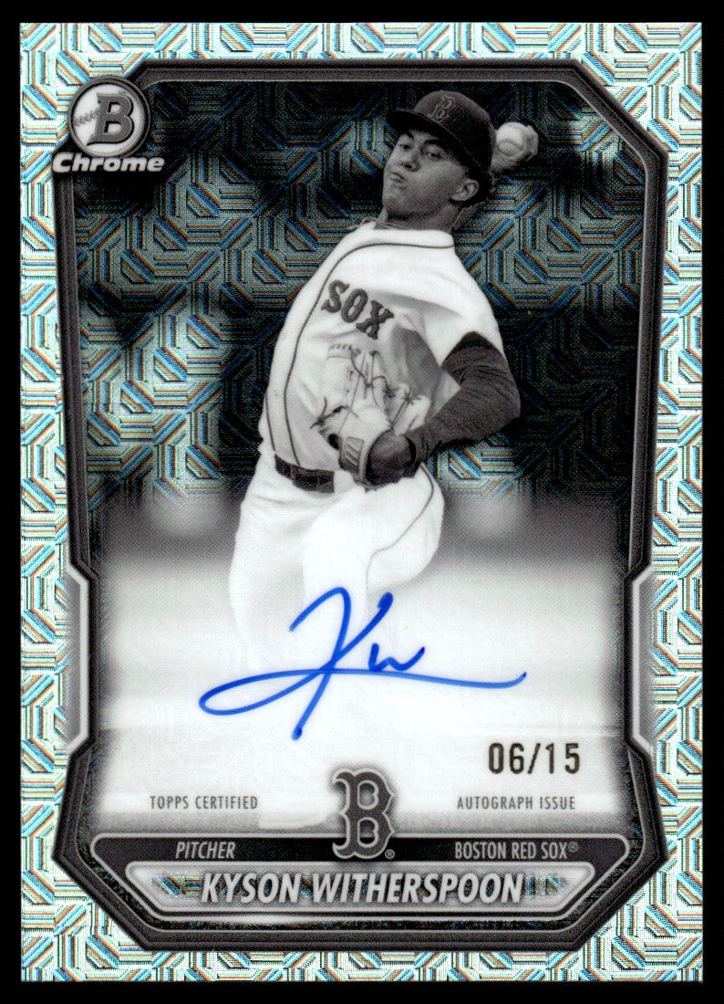 2026 Bowman Chrome Kyson Witherspoon Black/White Mojo Auto /15