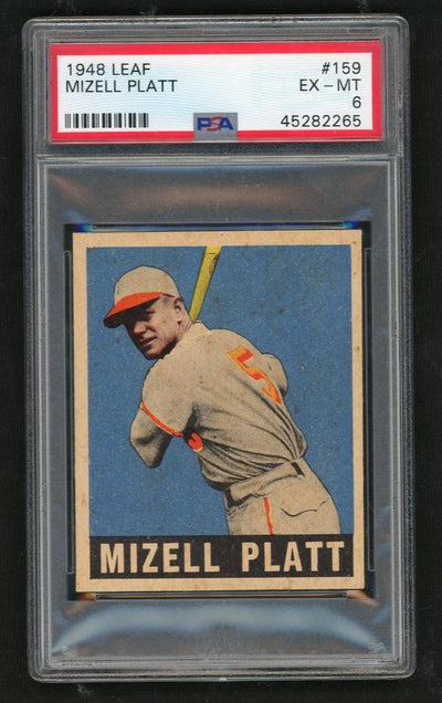 1948 Leaf Mizell Platt #159 PSA 6