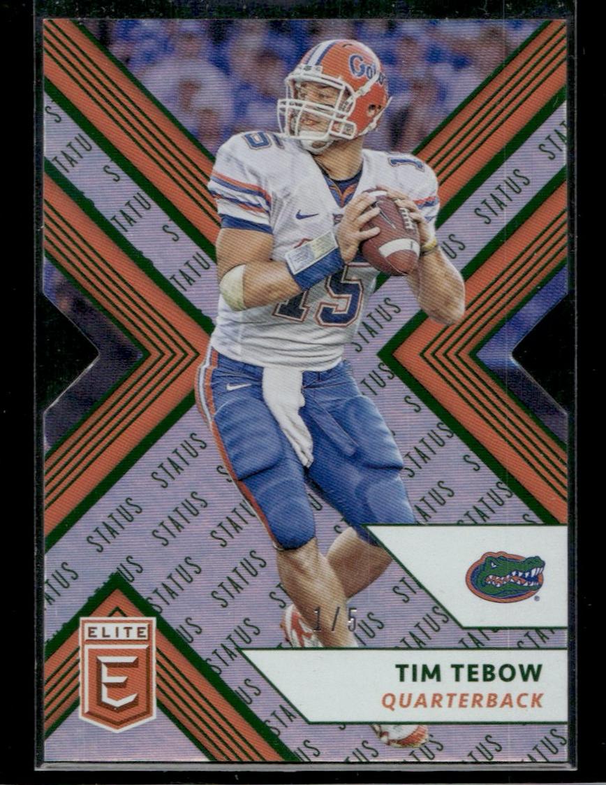 2018 Panini Elite Status Tim Tebow #92 /5