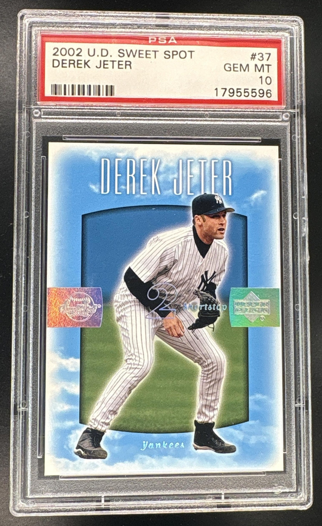 2002 Upper Deck Sweet Spot Derek Jeter #37 PSA 10