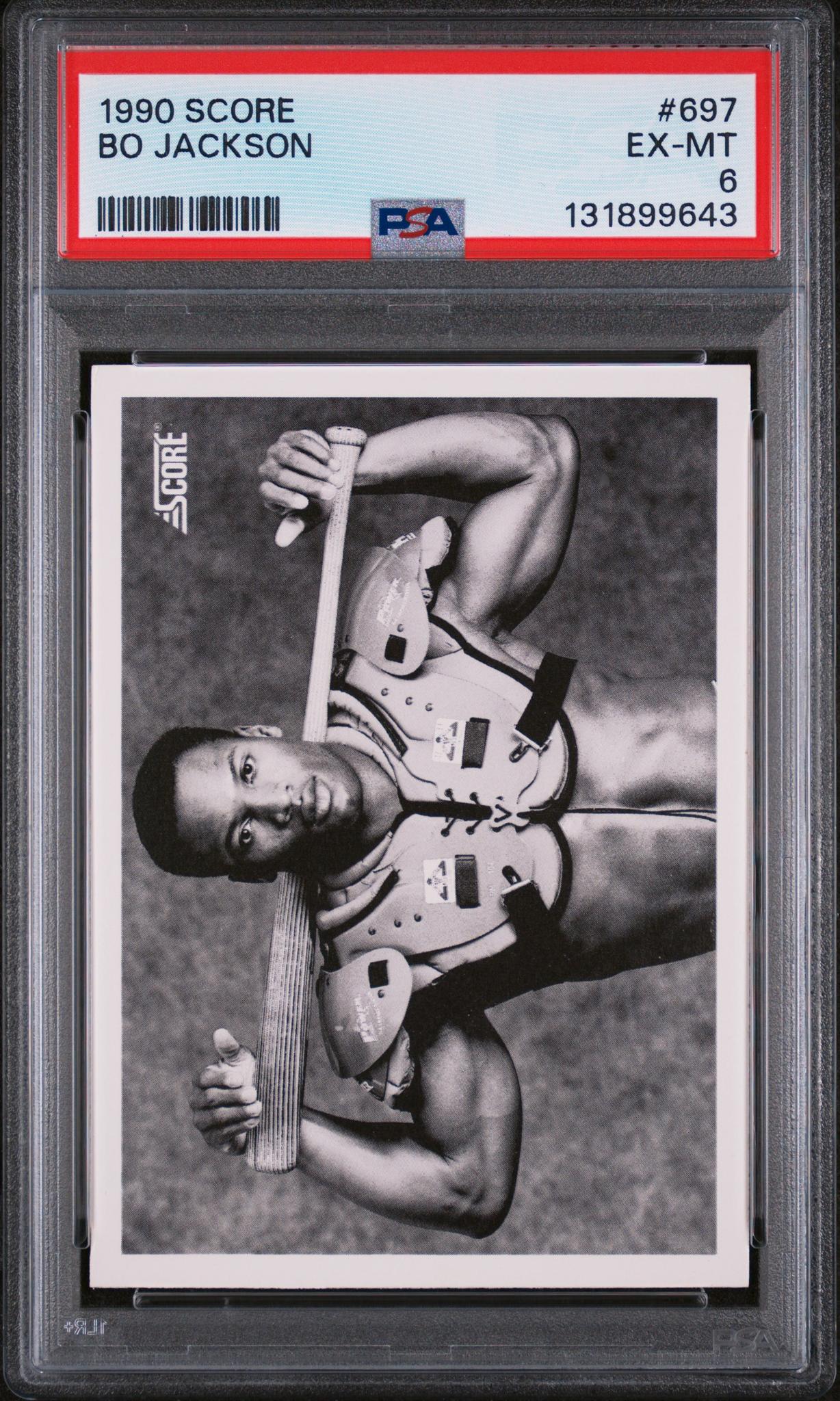 1990 Score Bo Jackson #697 PSA 6