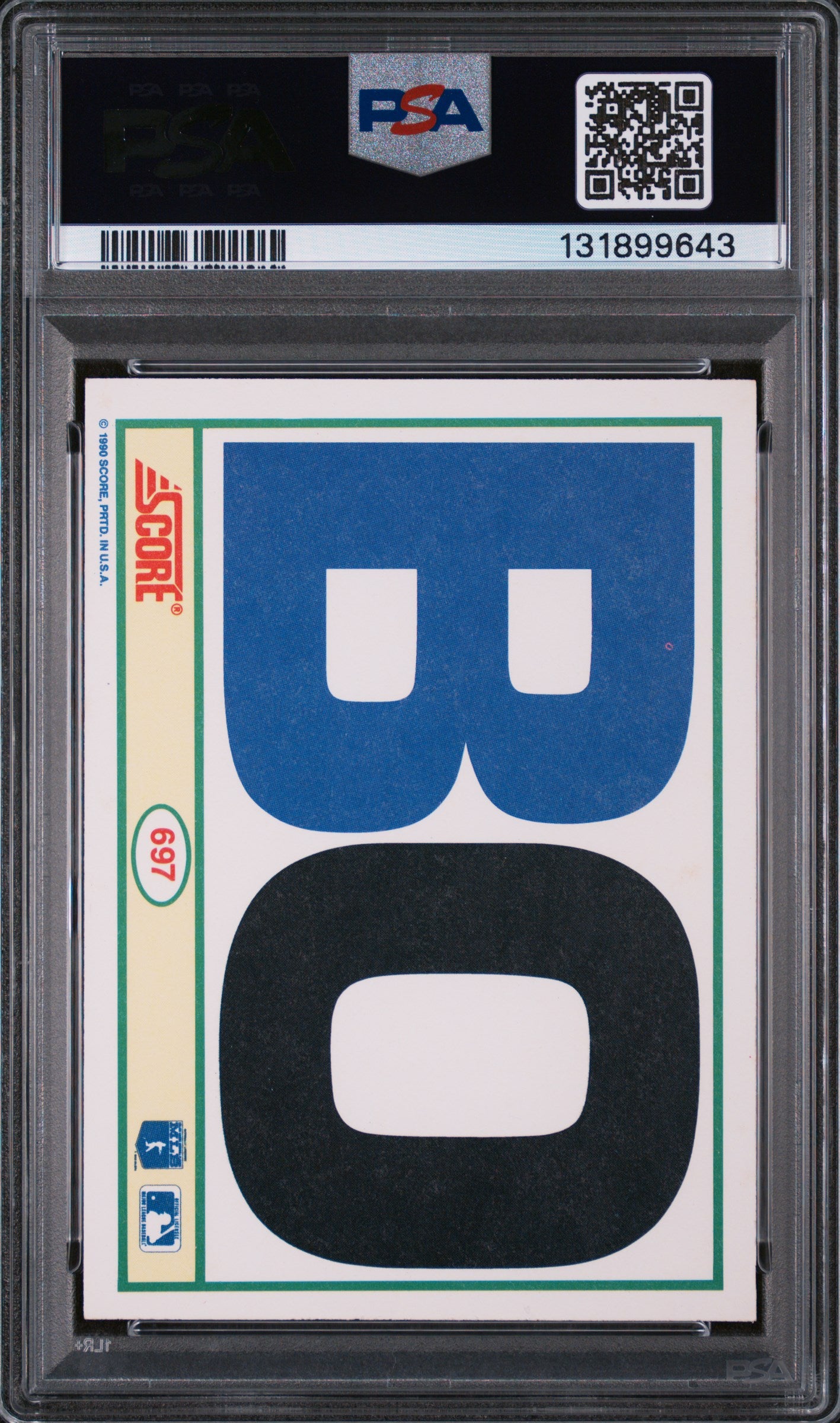 1990 Score Bo Jackson #697 PSA 6