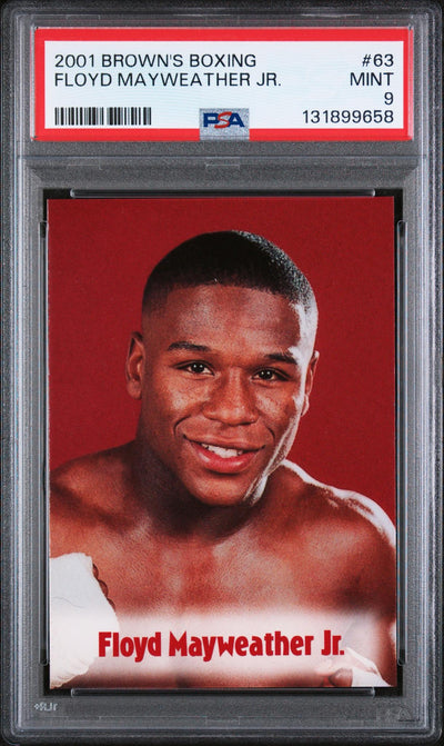 2001 Brown's Boxing Floyd Mayweather Jr. #63 PSA 9