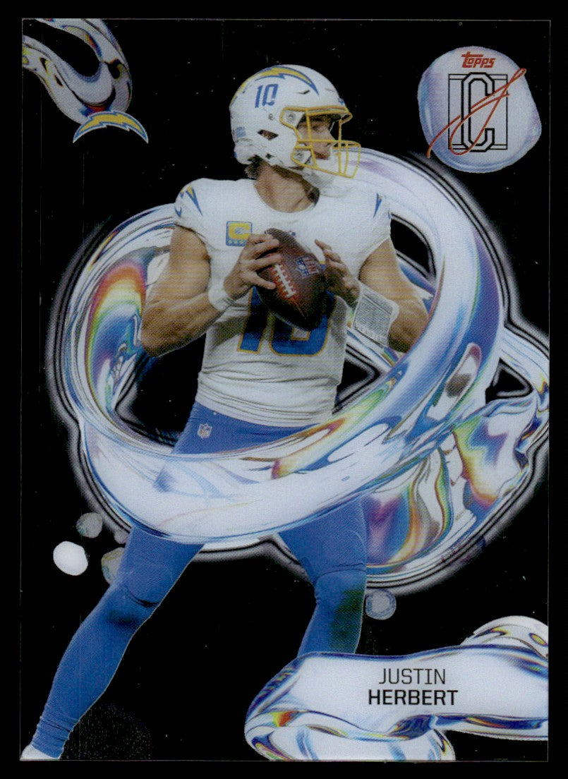 2025 Topps Signature Class Justin Herbert Fluidity Acetate SSP