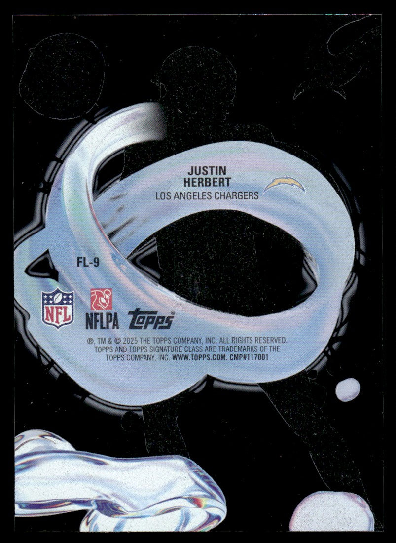 2025 Topps Signature Class Justin Herbert Fluidity Acetate SSP