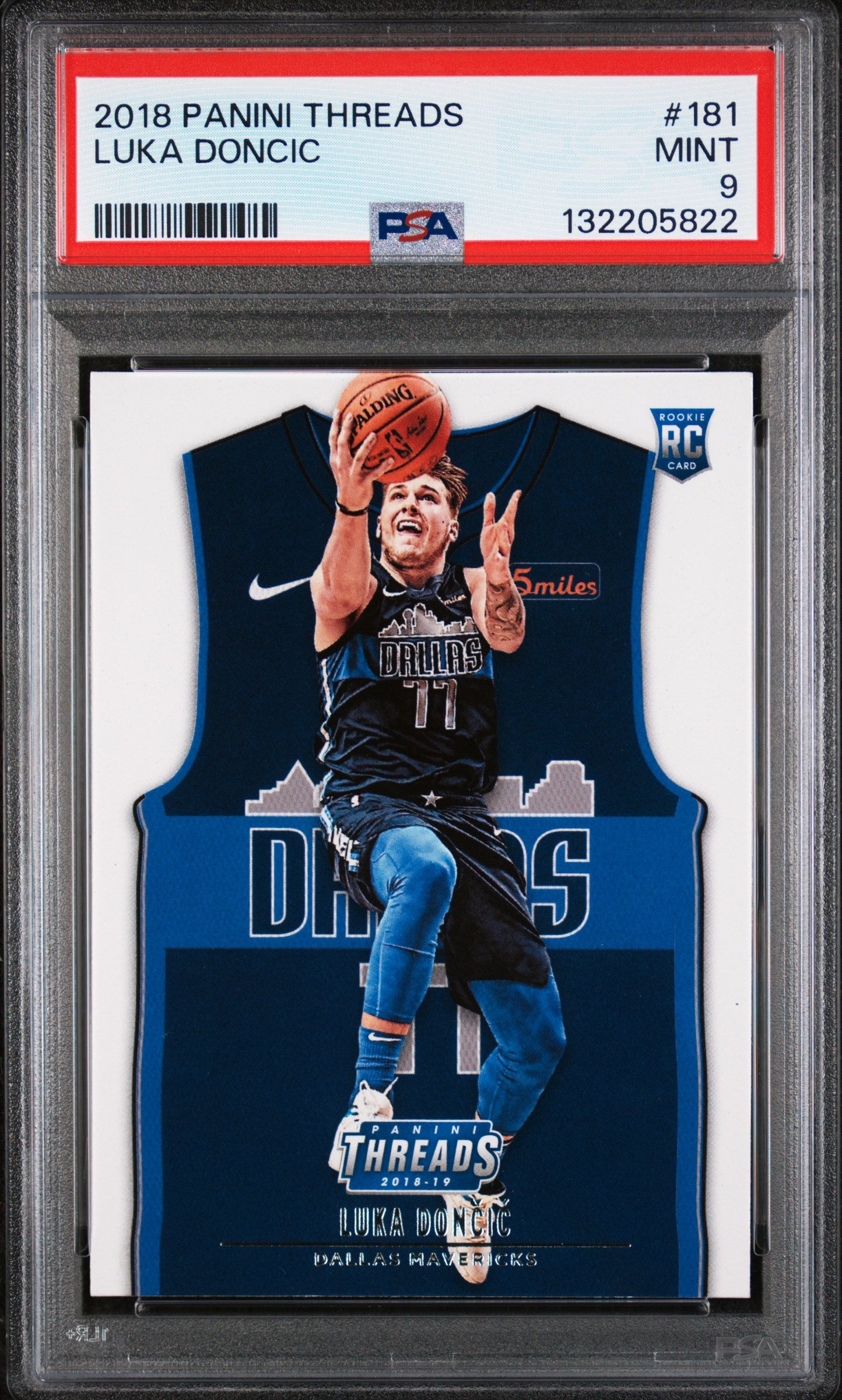 2018 Panini Threads Luka Doncic #181 PSA 9