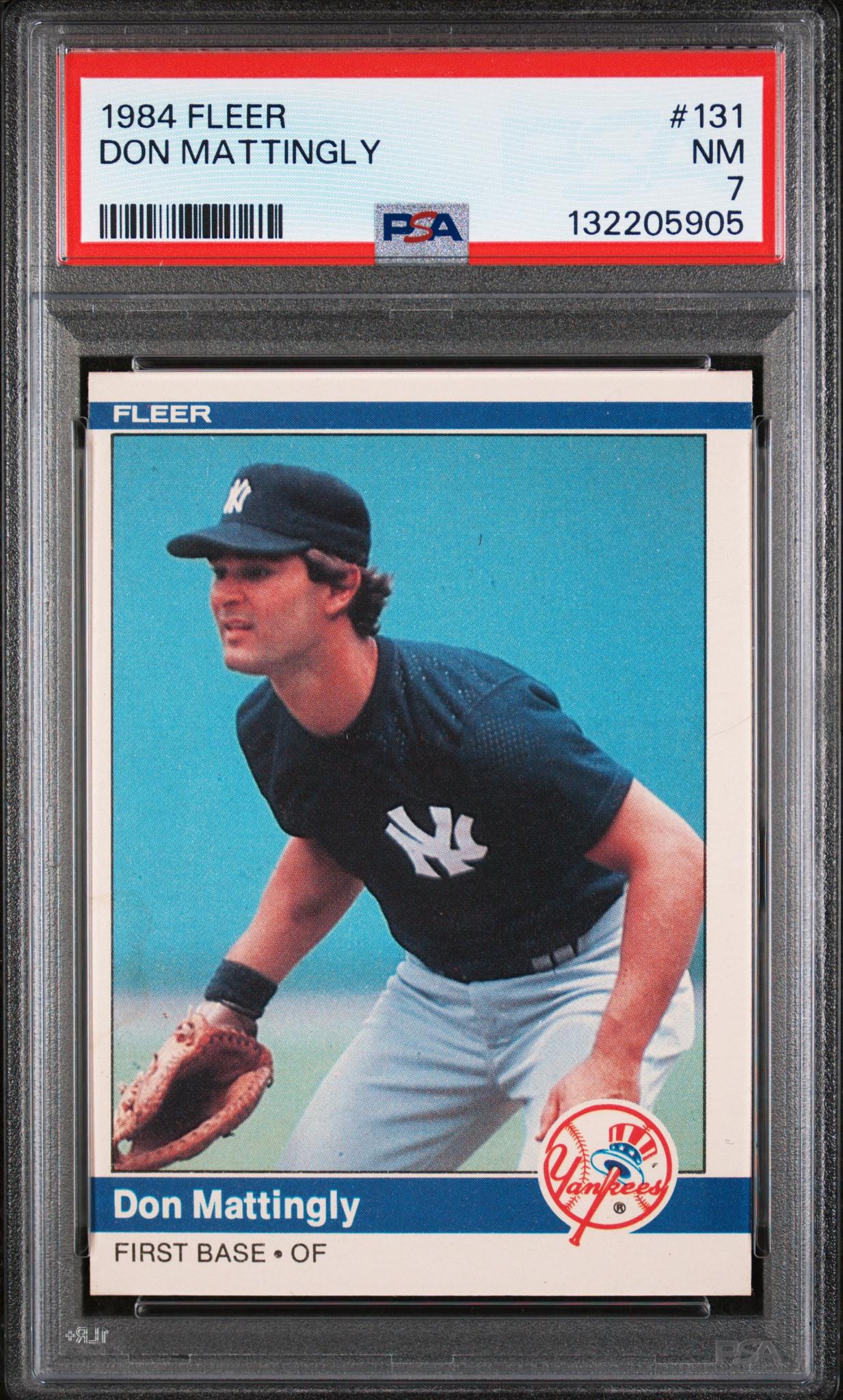 1984 Fleer Tradition Don Mattingly #131 PSA 7