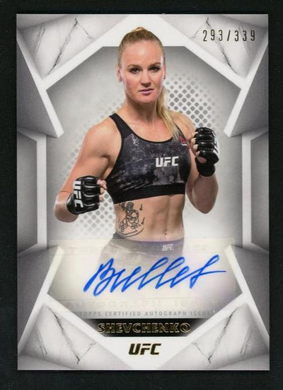 2020 Topps UFC Striking Signatures Valentina Shevchenko Auto #STS-VS /339