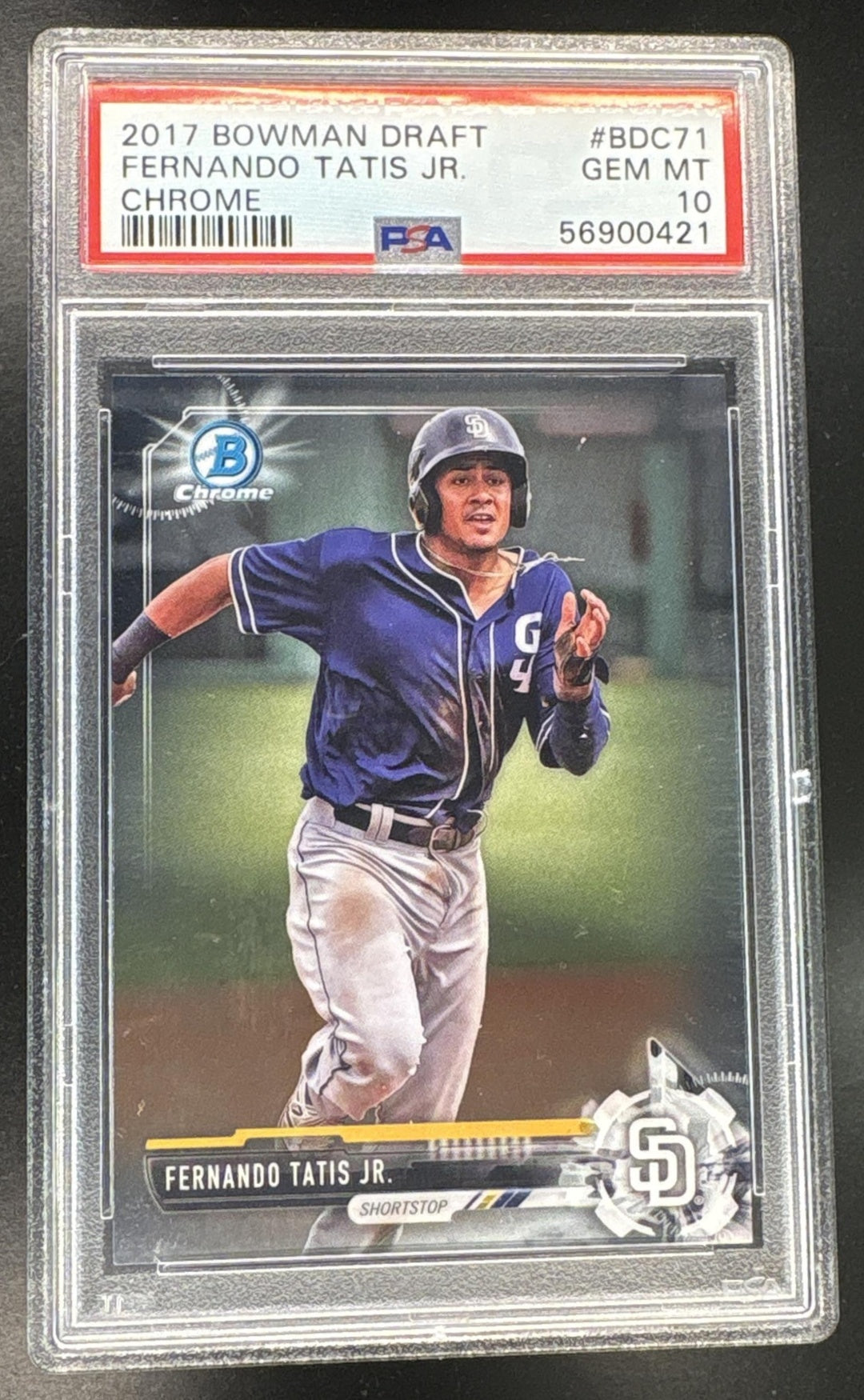 2017 Bowman Chrome Draft Fernando Tatis Jr. #BDC71 PSA 10