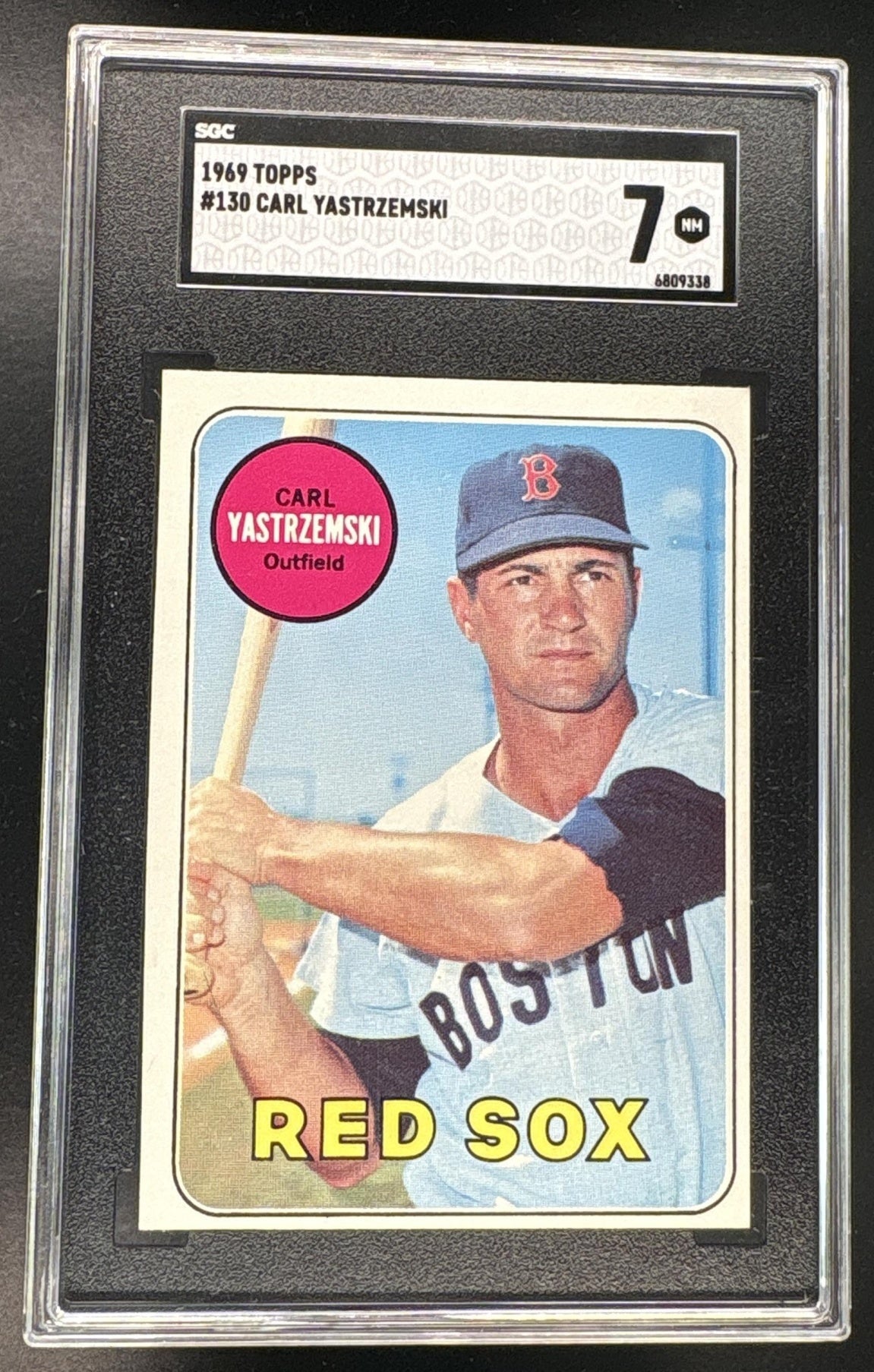 1969 Topps #130 Carl Yastrzemski SGC 7