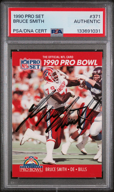 1990 Pro Set Bruce Smith #371 PSA 0