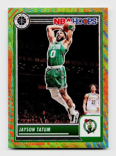 2023-24 Panini NBA Hoops Premium Stock Jayson Tatum #265 Multiwave Prizm SP