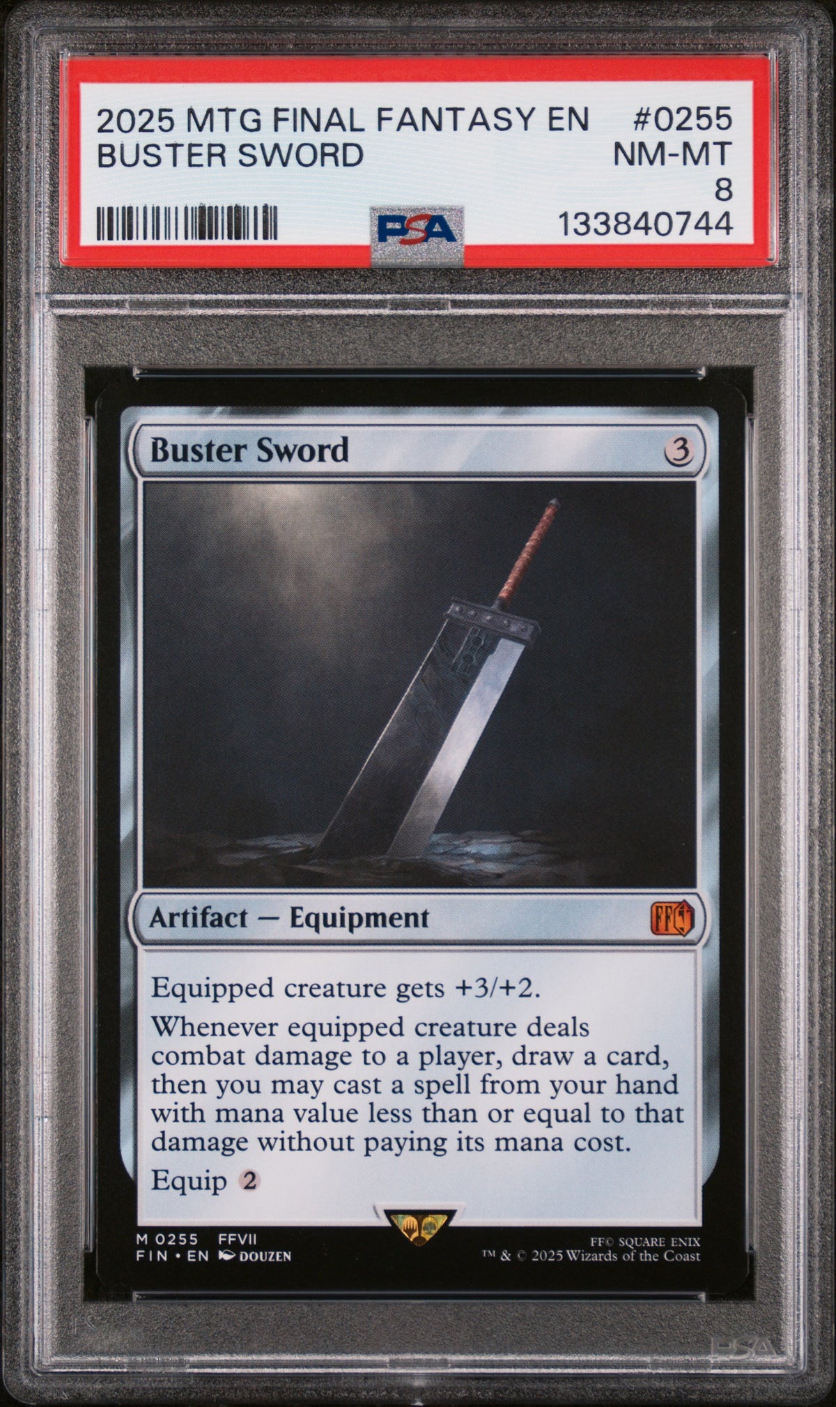 2025 Magic the Gathering Final Fantasy Buster Sword #0255 PSA 8 – Monmouth  Sports Cards