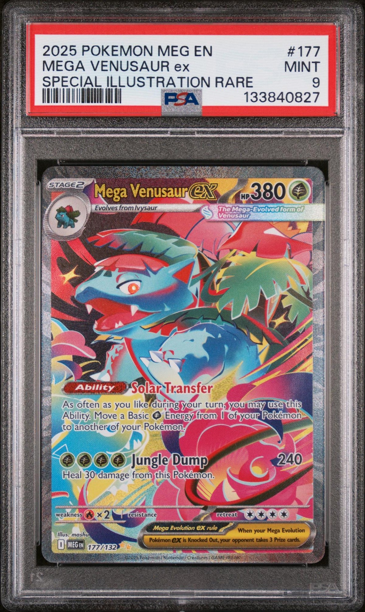 2025 Pokemon Mega Evolution Special Illustration Rare Mega Venusaur Ex –  Monmouth Sports Cards