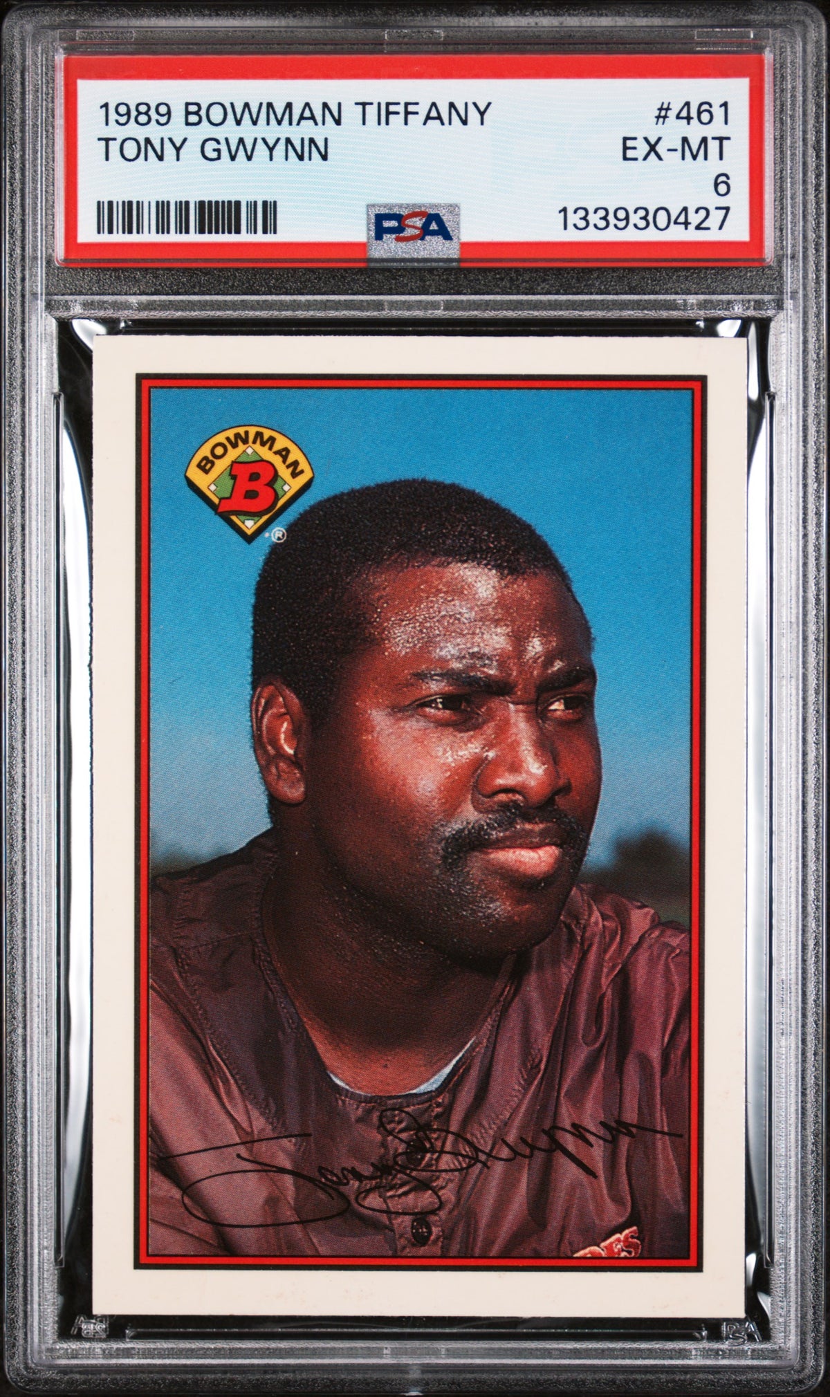 1989 Bowman Tiffany Tony Gwynn #461 /6000 PSA 6