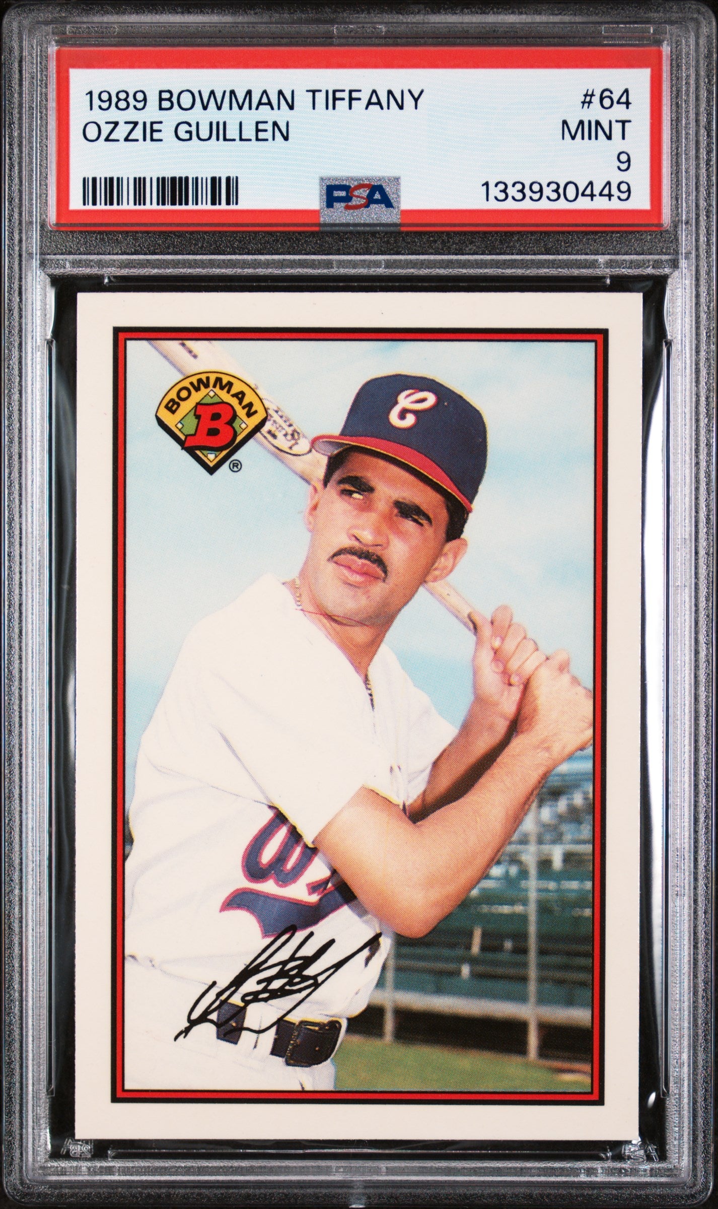 1989 Bowman Tiffany Ozzie Guillen #64 /6000 PSA 9