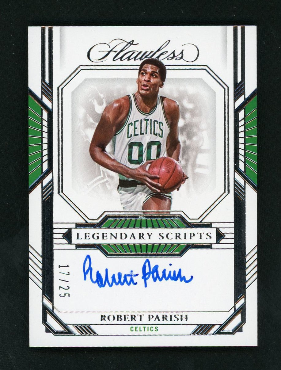 2022 Flawless Robert Parish Legendary Scripts Auto /25