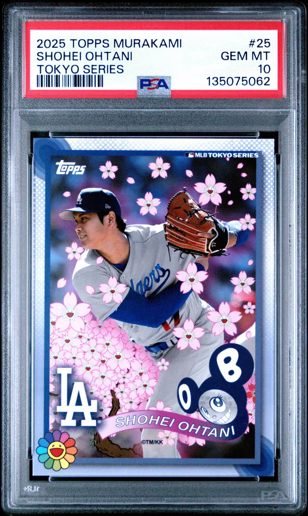 2025 Topps X Takashi Murakami Tokyo Series Shohei Ohtani #25 PSA 10