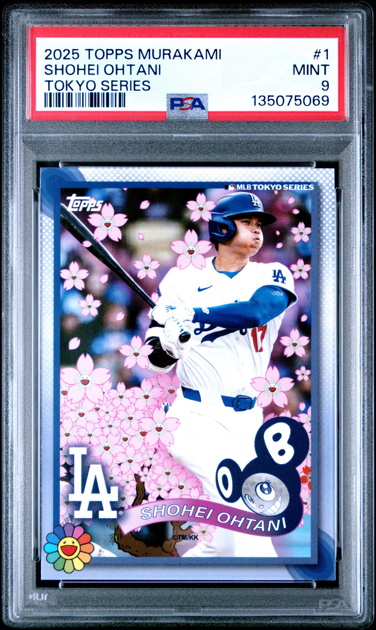 2025 Topps X Takashi Murakami Tokyo Series Shohei Ohtani #1 PSA 9