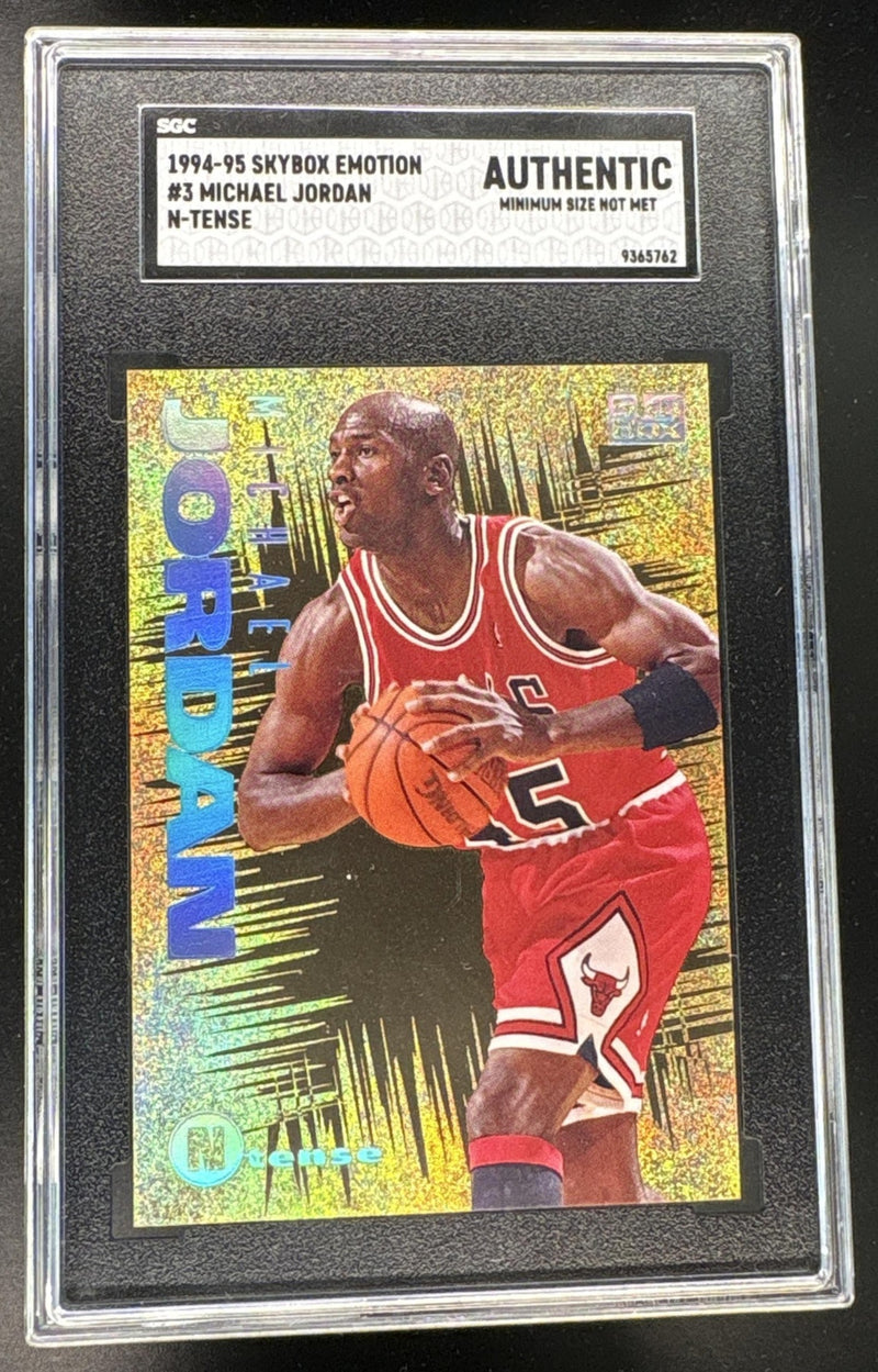 1994-95 Skybox E-Motion Michael Jordan N-Tense #3 SGC Authentic