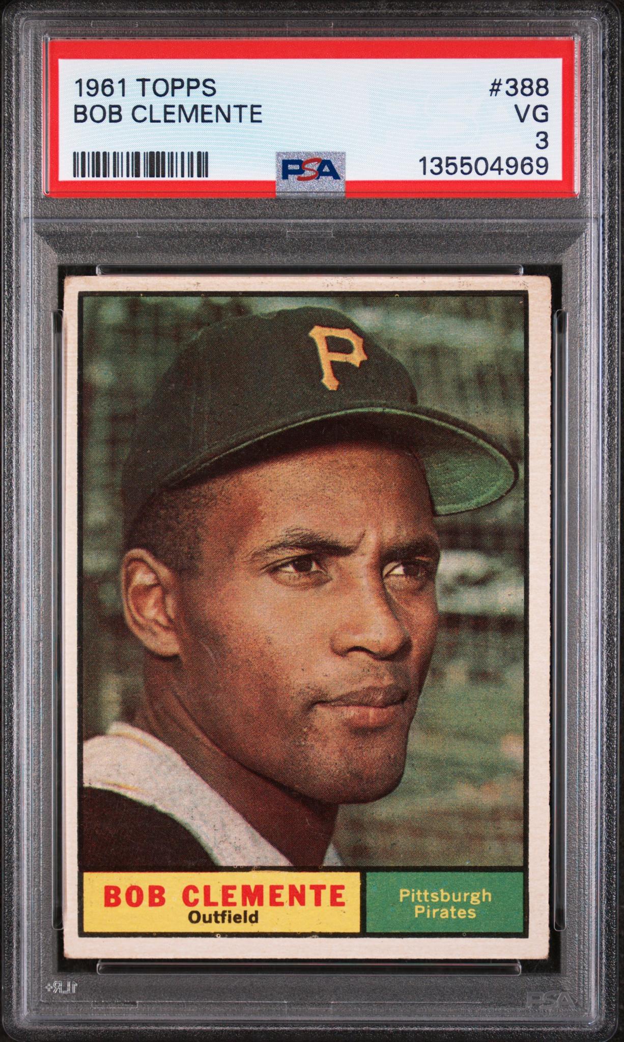 1961 Topps Bob Clemente #388 PSA 3
