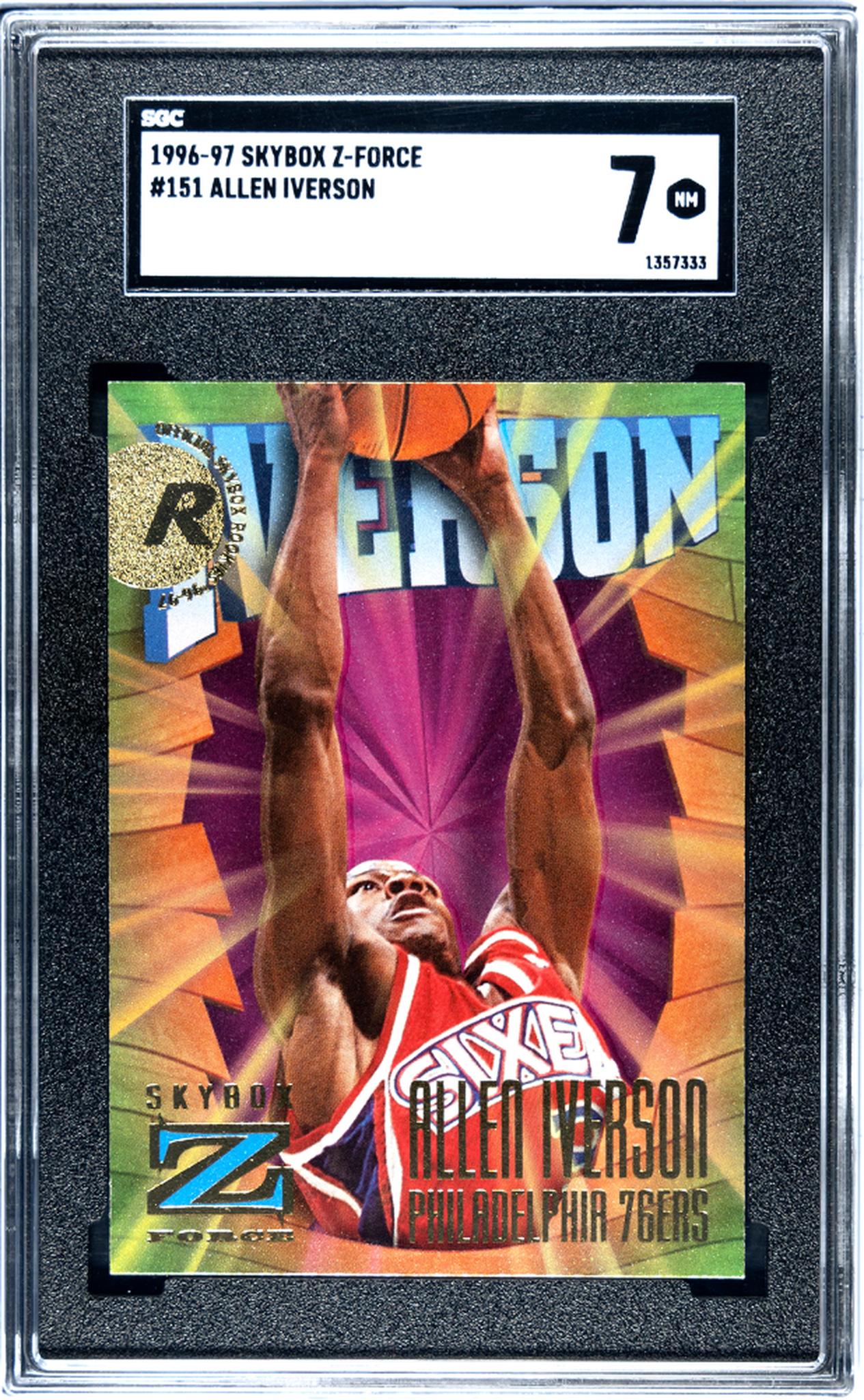 1996 Z-Force #151 Allen Iverson SGC 7