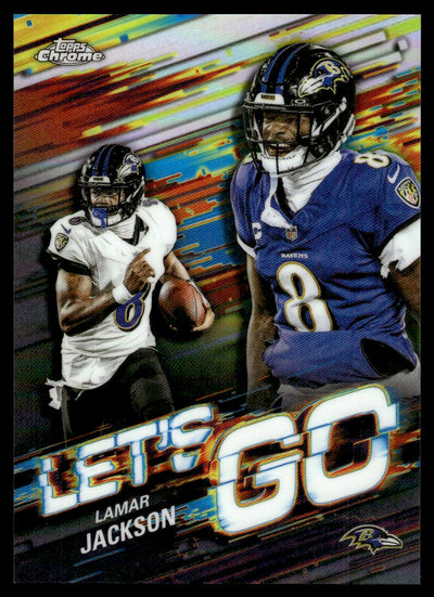 2025 Topps Chrome Let's Go Lamar Jackson #LG-2