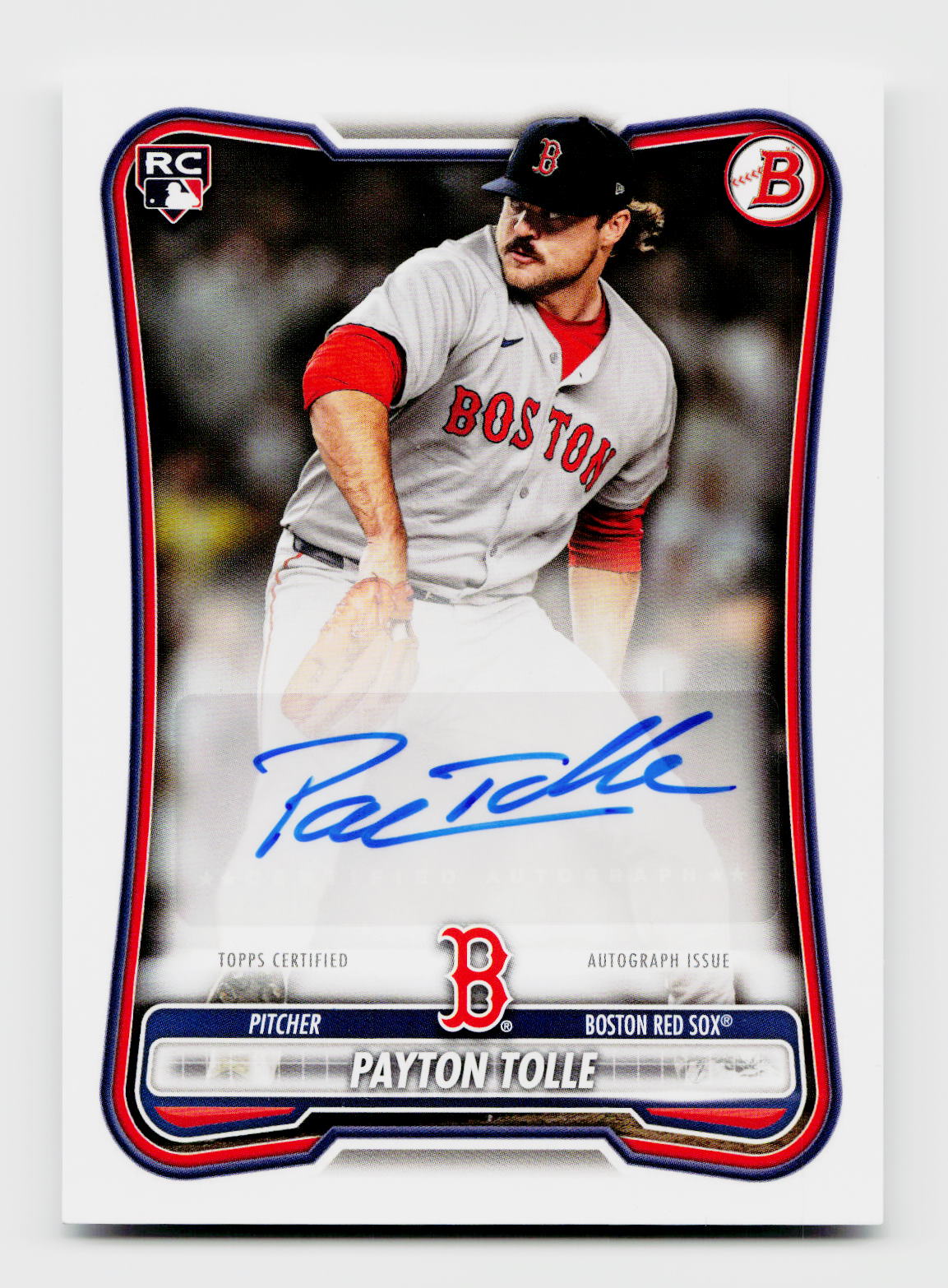 2026 Bowman #PRV-PT Payton Tolle Rookie RC Auto