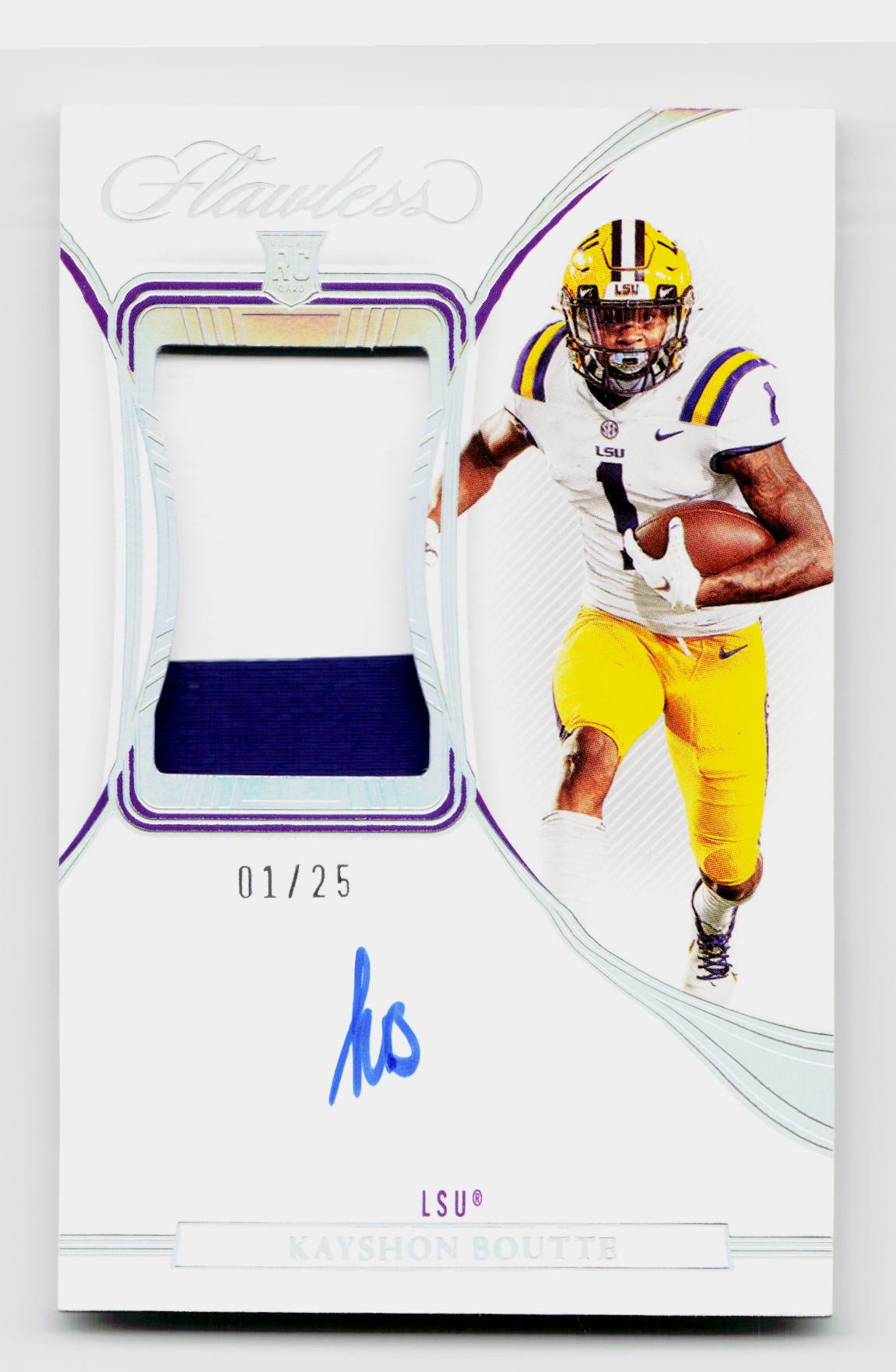 2023 Flawless Kayshon Boutte Rookie Patch Auto /25