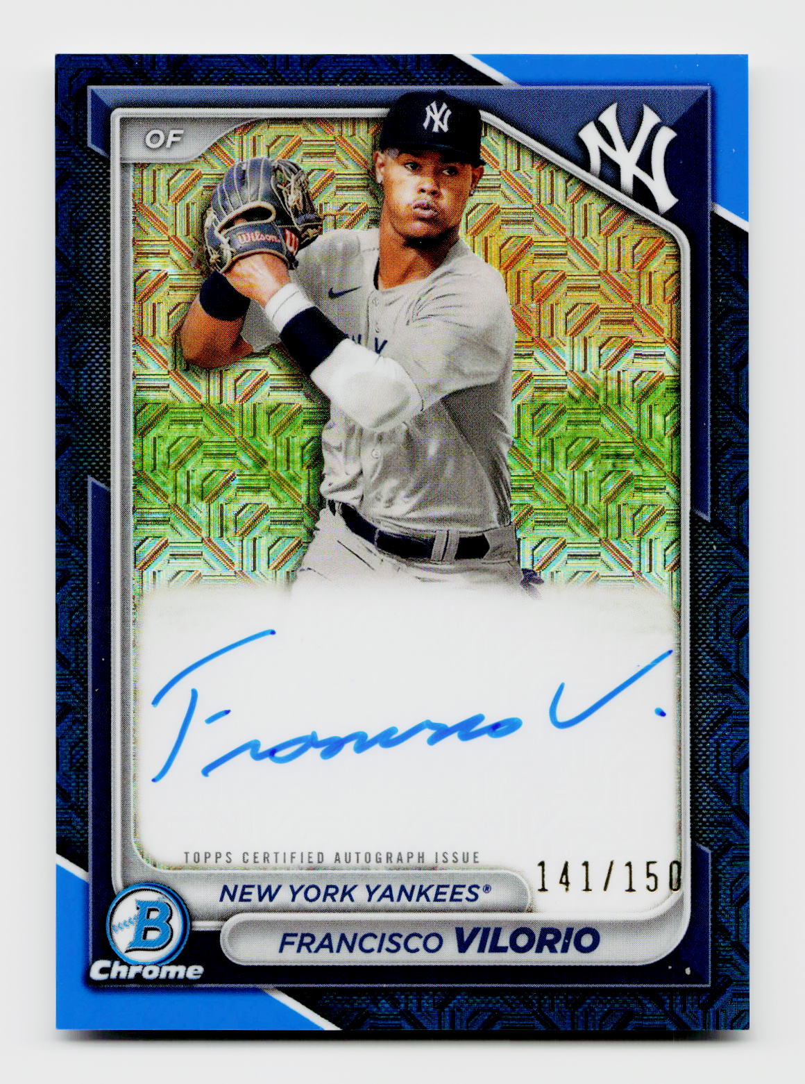 2024 Bowman Chrome Prospects Francisco Vilorio Mojo Image Variation Auto /150